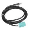 AUX Input Adapter Cable 3.5mm Jack Audio Cord Fit for Renault Clio Megane Kangoo Espace Twingo