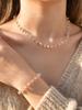 Irregular Transparent Crystal Bead Chain Bracelet Women's Stainless Steel Bead Bracelets Chic Statement Hand Jewelry Gift