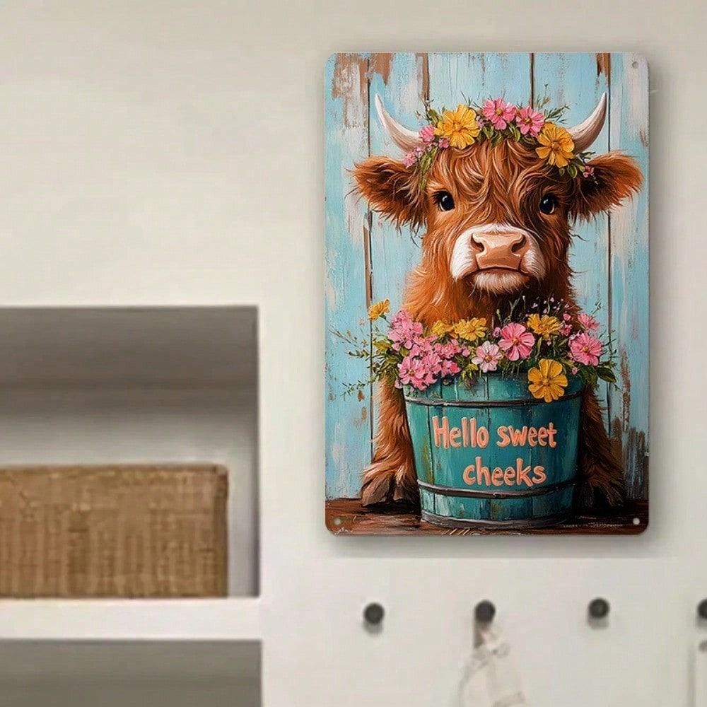 Vintage Metal Tin Sign Garden Humor Plaque Yard Art Decoration 20x30cm