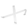 Laptop Stand Aluminum Alloy Silver Foldable Design Regulable Height Heat Dissipation Desktop Tablet Holder for Office