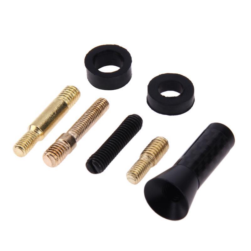 3.5cm Universal Auto FM Short Roof Antenna Small Car Air Carbon Fiber Radio Mini Cooper Automotive Accessories