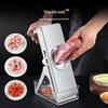 Adjustable Manual Meat and Vegetable Slicer - Multi-Functional Grater & Cutter