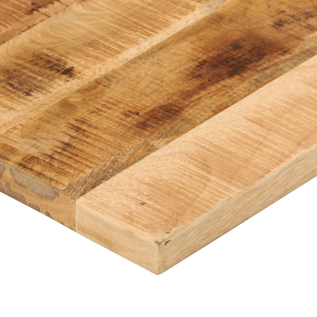Vidaxl Blat Do Stołu, 100X50X2,5 Cm, Prostokątny, Surowe Drewno Mango
