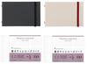 Maruman Mini Plastic Binder FM63 Mini 5mm Grid L1432 Gray/Ivory (2 Count) / Loose-Leaf (2 Count)
