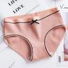 6PC/Set Women's Cotton Underwear Seamless Panties Solid Color Underpants Girls' Lingerie Briefs