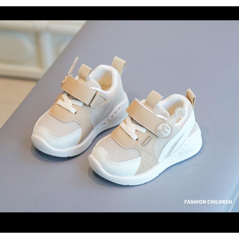 Dětská vycházková obuv, funkční obuv, chlapecké a dívčí protiskluzové dětské tenisky s měkkou podrážkou, síťovaná dětská obuv