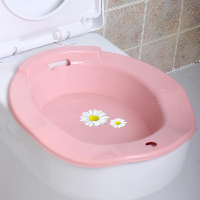1 pieza Bidé, Lavabo para Baño para Lavar las Nalgas, Asiento de Inodoro sin Sentadilla, Lavabo de Inodoro para Confinamiento Postparto para Mujeres Embarazadas