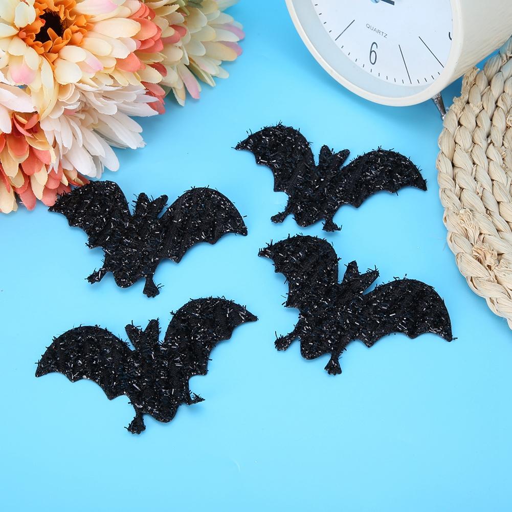 30 Stück 10cm Vlies Fledermaus Dekoration Halloween Ornament Accessoire Schwarze Fledermaus