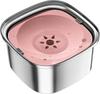 3L Dog Water Basin 101oz Stainless Steel Dog Water Basin No Leakage Large Capacity Dog Food Water Basin Slow