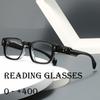 Small Frame Square Anti-Blue Light Glasses For Men High-End Business Glasses Frame Fashionable High-Definition Reading Glasses