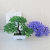 Colorful Welcoming Pine Home Decor Artificial Potted Simulation Bonsai Fake Plants Plastic Flowers