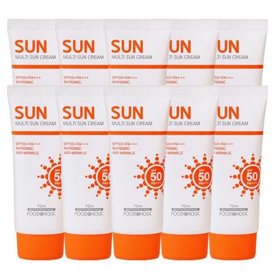 (10 Pieces) Multi Sun Cream 70ml SPF50/PA+++