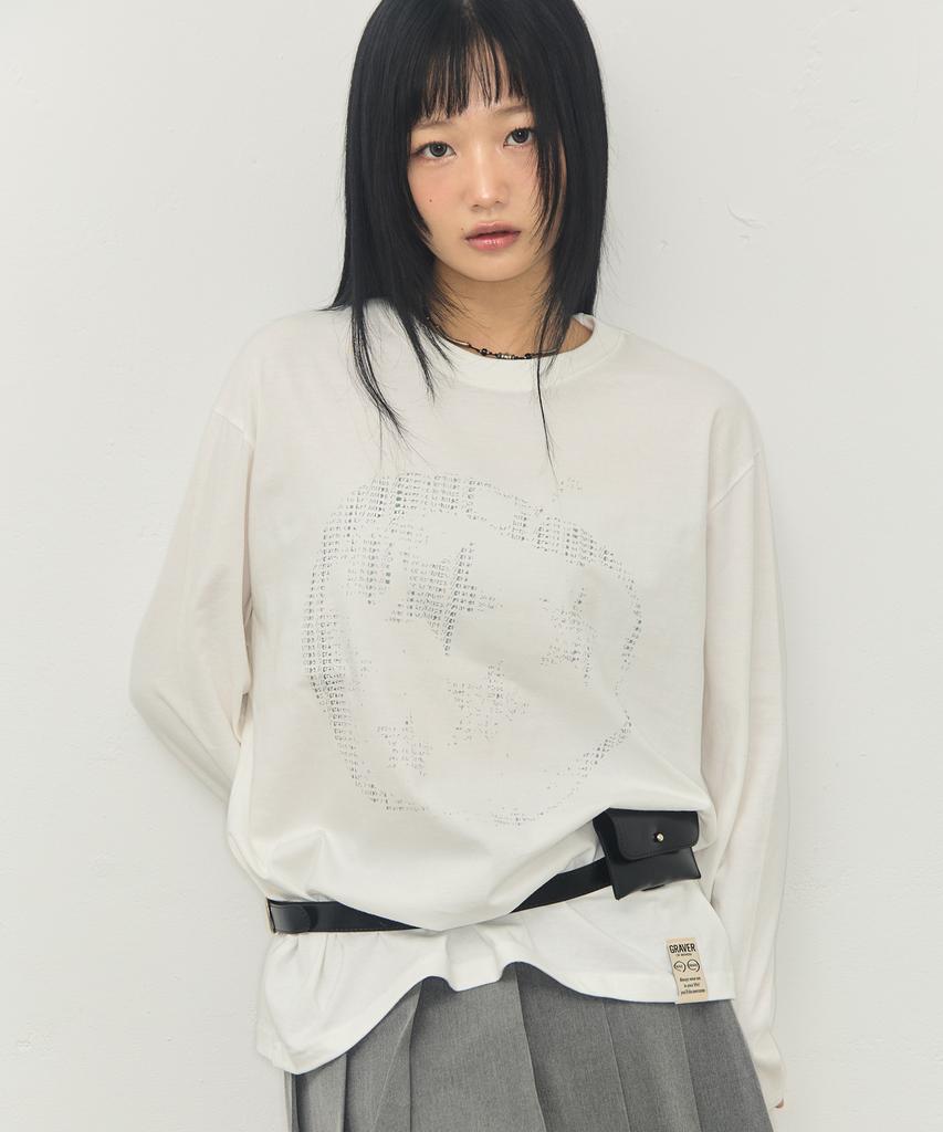 GRAVER [Unisex] Star Apple Long Sleeve T-Shirt_3 Colors