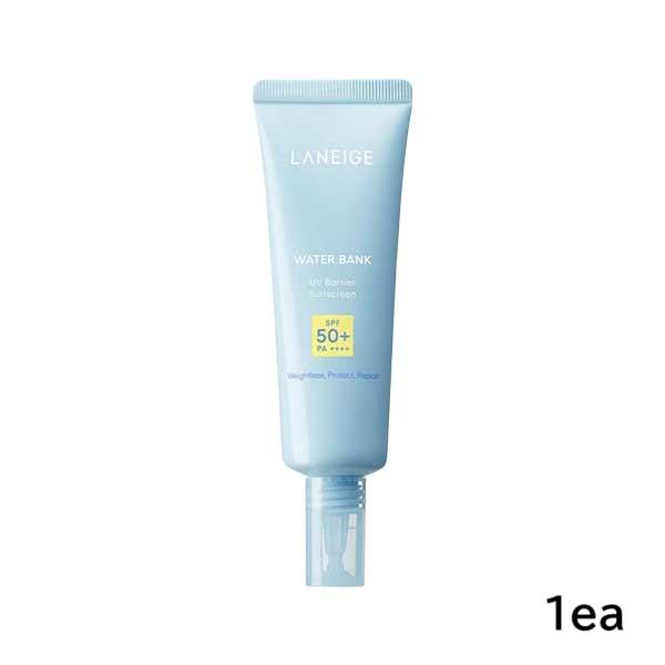 LANEIGE Water Bank UV Barrier Sunscreen SPF50+ PA++++ Hydrating No White Cast Sun Cream 50ml 1ea