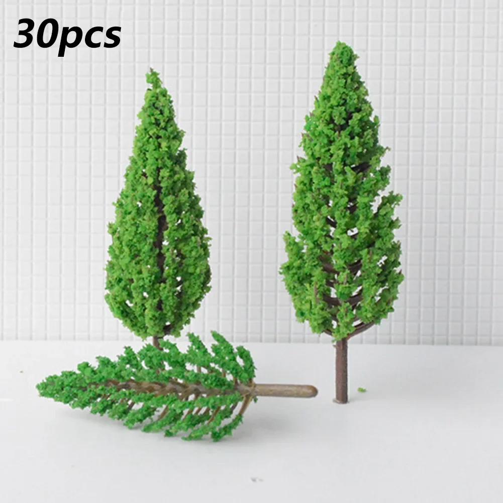 5pcs 12CM HO Scale Model Trees Train Railroad Micro= Landscape Park Scenery Scale Tree Layout Diorama Wargame Scenery Model