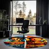 Supernatural Printed Round Rug Carpet Chair Rug Area Rug Entryway Doormats,for Office Chair Living Room Bedroom Kitchen Room.