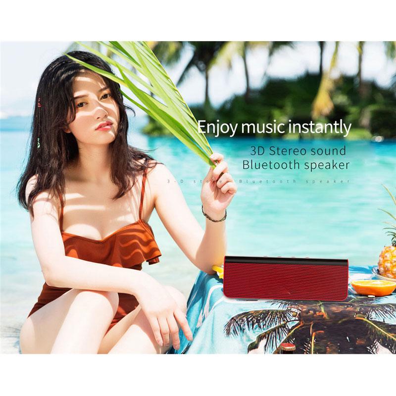 S31 Tragbarer Bluetooth-Lautsprecher 3D HIFI Boombox Stereo Wireless-Lautsprecher Unterstützt TF-Karte, USB-Stick