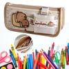 Capybara Pencil Case Multilayer Stationery Bag Multifunctional Stationery Storing Bag  Gift