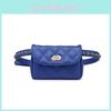 Elegant Women Classic Fanny Pack Chain Waist Hip Belt Bag With Soft Pu Leather