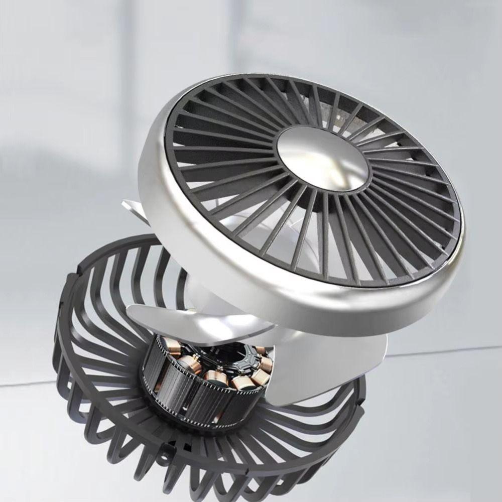 Adjustable Car Fan Vehicle-mounted Electric Magnetic Fan Universal Cooling Fan  Auto