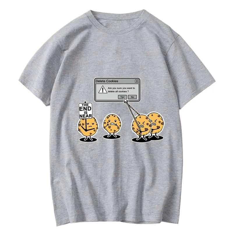 HOT SALE Summer Men's High Quality Shirt Soft and Comfortable Pure Cotton Interesting Design Print Casual Loose Cool T Shirt Tee