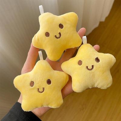 Cute Star Plush Keychain Ornament - Small Backpack Decoration Doll Accessory