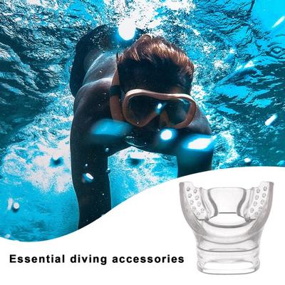 Bocal de mergulho Silicone Regulador de mergulho Bocal confortável para snorkel Acessórios de mergulho