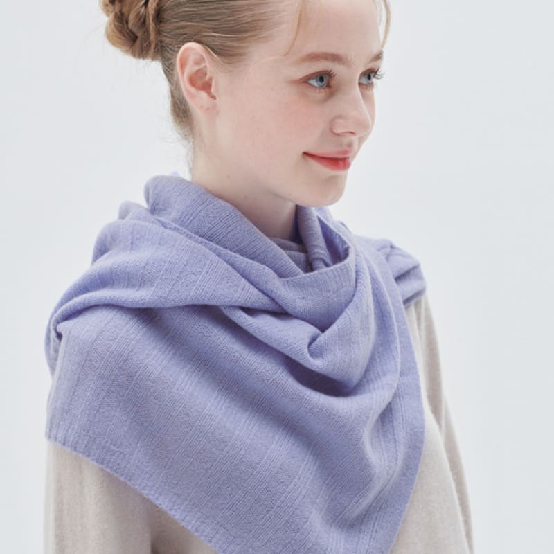 Murray Allan [M23AMU043]Wide Button Neck warmer(Hydrangea)