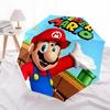 1pc Mario Adventure Automatic Open/close Folding Portable Umbrella with 8-Rib Structure for Women/Men, All-Season Use  a0901137