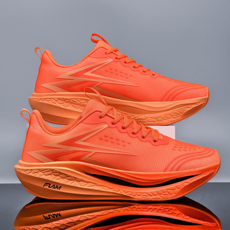 New running shoes large size flying carbon board marathon racing body side training sports shoes running shoes