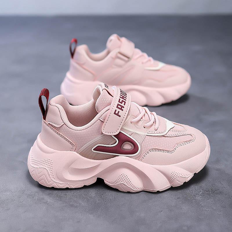 

Девичьи осенне-зимние кожаные спортивные туфли, маленькие белые туфли для учеников начальной школы, легкая мягкая подошва, повседневные одноклассники, средняя школа c 39