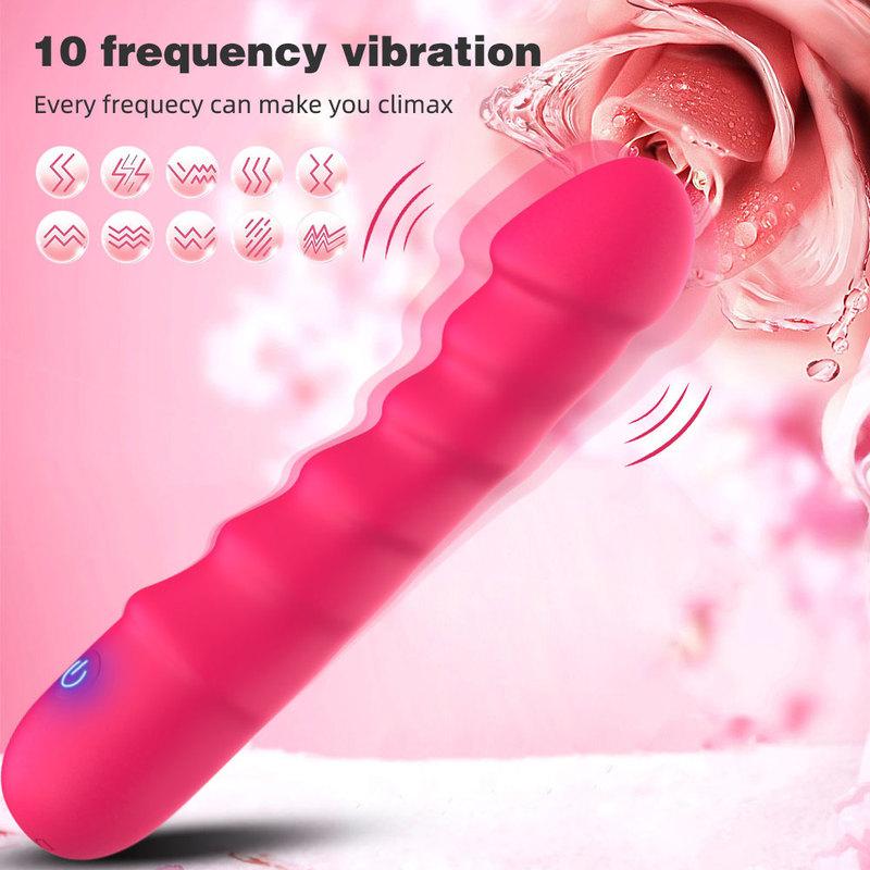 10 Modes Dildo Vibrator Strong Motor G-spot Clitoral Stimulator Vagina Massage Female Masturbator Adult Sex Toys For Woman Man