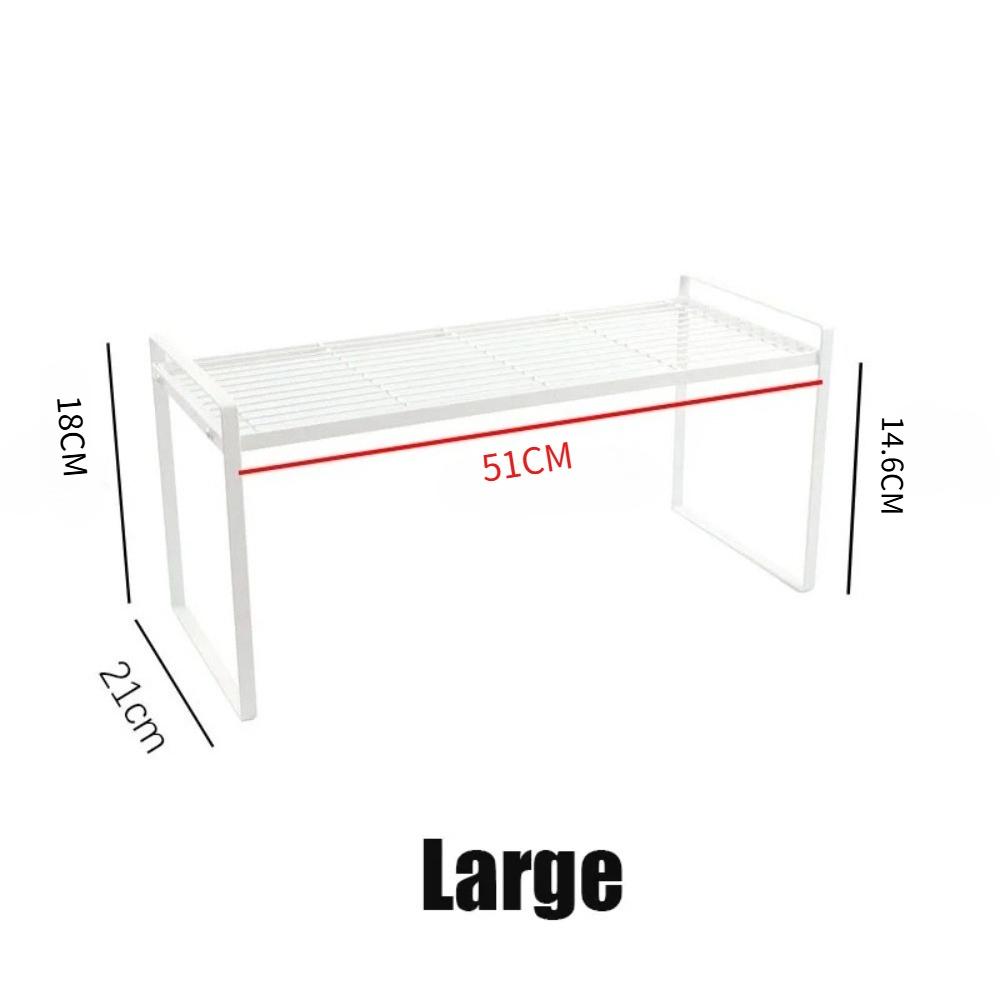 Scaffale portaoggetti da scrivania Armadietto multifunzionale Scaffale a più livelli Risparmio di spazio Organizzatori in ferro battuto Adatto per Cucina Camera da letto