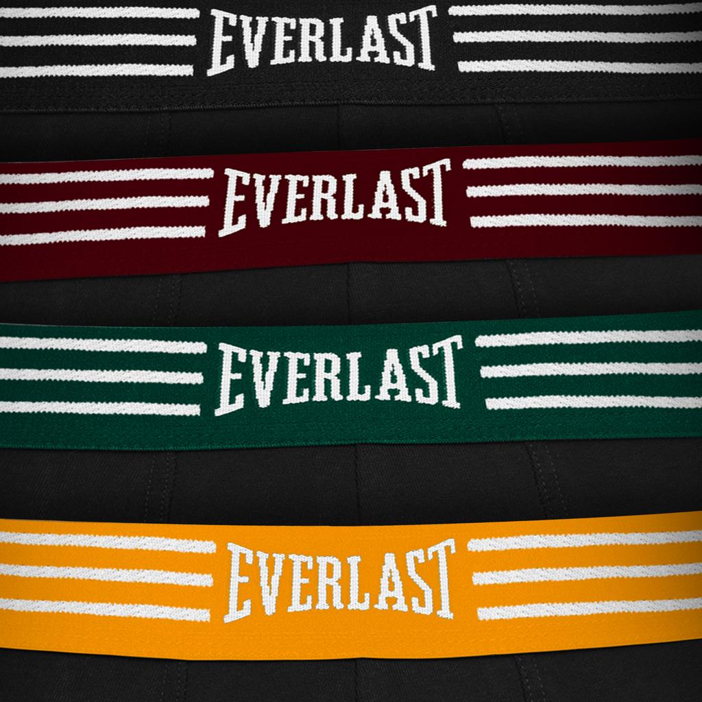 EVERLAST Herren Boxershorts Ev004 Mix Farbe Baumwolle 4 Stück