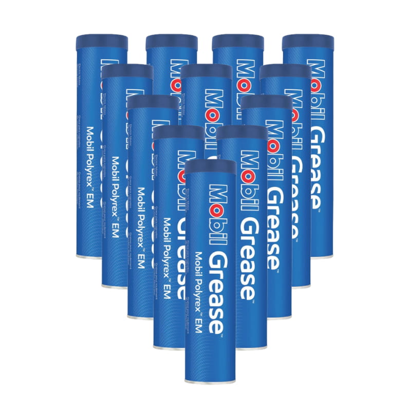 Mobil Polyrex Em Grease For Electric Motor Bearings 0.39Kg, Durable, Corrosion Resistant, Low Noise