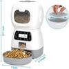 Cat Dog & Rabbit Food Dispenser Large Capacity Stainless Steel Feeder Bowl Smart Automatic Wifi Pet Feeder
