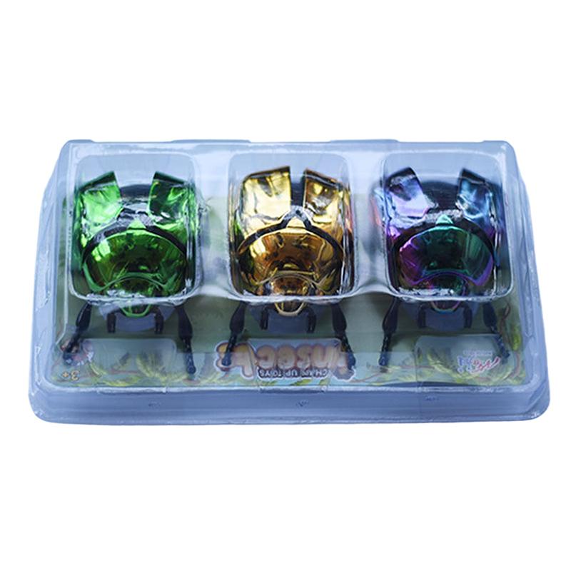 1 Piece Scarab Beetle Children'S Plastic Animals Toy Wind Up Beetle Bionic Toys Creative Prankster Animated Insect Model