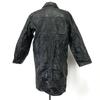 Daiei Trading Lamb Leather Sten Collar Coat Men L Black Quilted(USED)