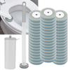 18/48 Pcs Disposable Toilet Brush Replacement Head Bathroom 360° Deep Cleaning Kit Long Handle Wc Accessories Tool