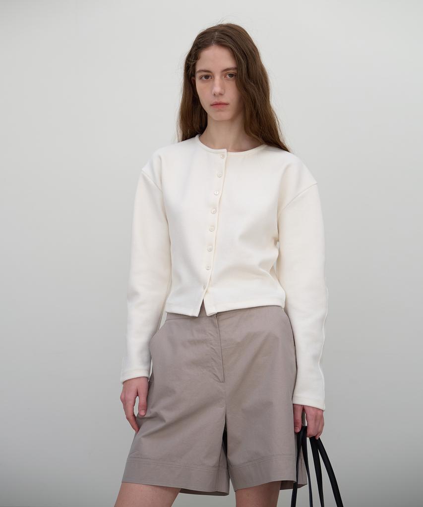 BUT'TON Stitch Banding Shorts (Gray)