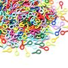 200Pcs/lot 8*4mm Colorful Small Tiny Mini Eye Pins Eyepins Hooks Eyelets Screw For DIY Jewelry Making Supplies Accessories