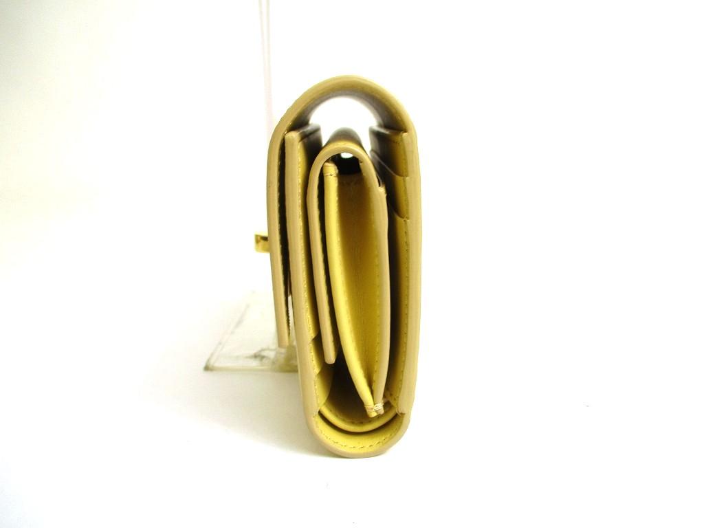 Authentisches CELINE Pollenleder Kleines Dreifach-Portemonnaie Kompaktes Portemonnaie #b042 Offene Schachtel