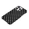 Coque pour iPhone 16 Pro Design à Pois IMD TPU Cover Arrière de Téléphone