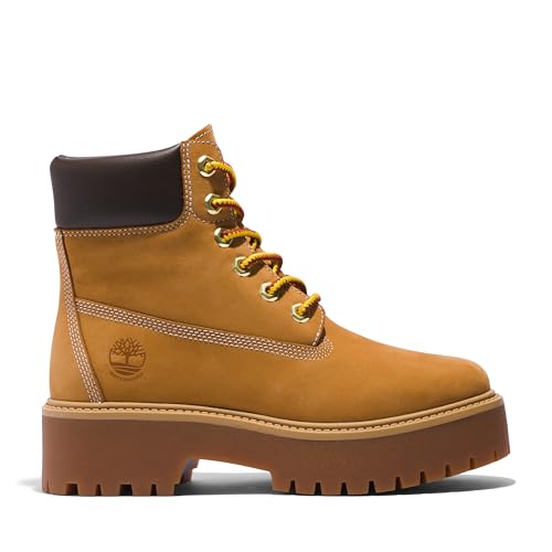 Timberland Stonestreet 6-Zoll Wasserdichte Stiefel, Damen, TB1A5RJD2311, Weiß, Größe 9.0 (26,0 cm)