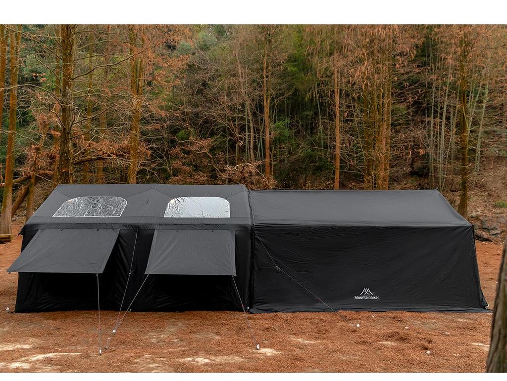 Mountain Guest Inflatable Tent, 13.6 sqm, Large Capacity, Rainproof, Multi-person Outdoor Camping Tent