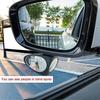 Car Blind Spot Mirror Wide Angle Rear View Mirror Blind Spot For Front/rear Observation Universal,left+right - DD