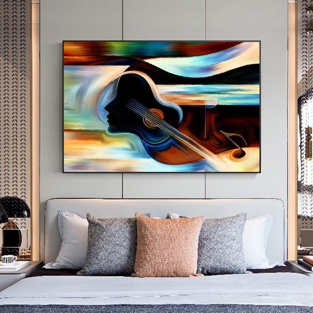 Modern Abstract Colorful Wall Art Canvas for Bedroom and Living Room Decor