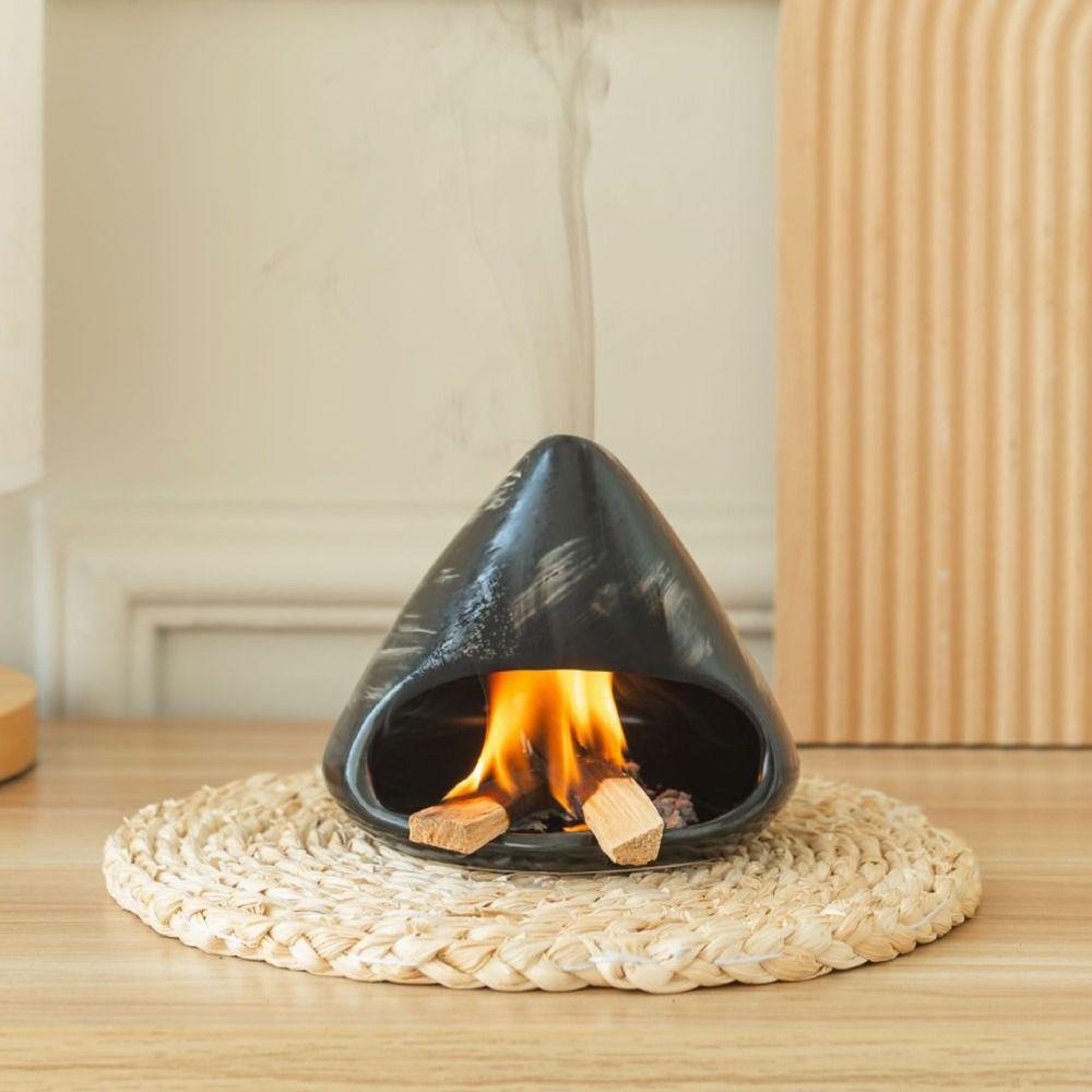 Holder Tray Incense Stick Stand Ceramic Sacred Wood  Holder  for Relaxation Yoga Meditation
