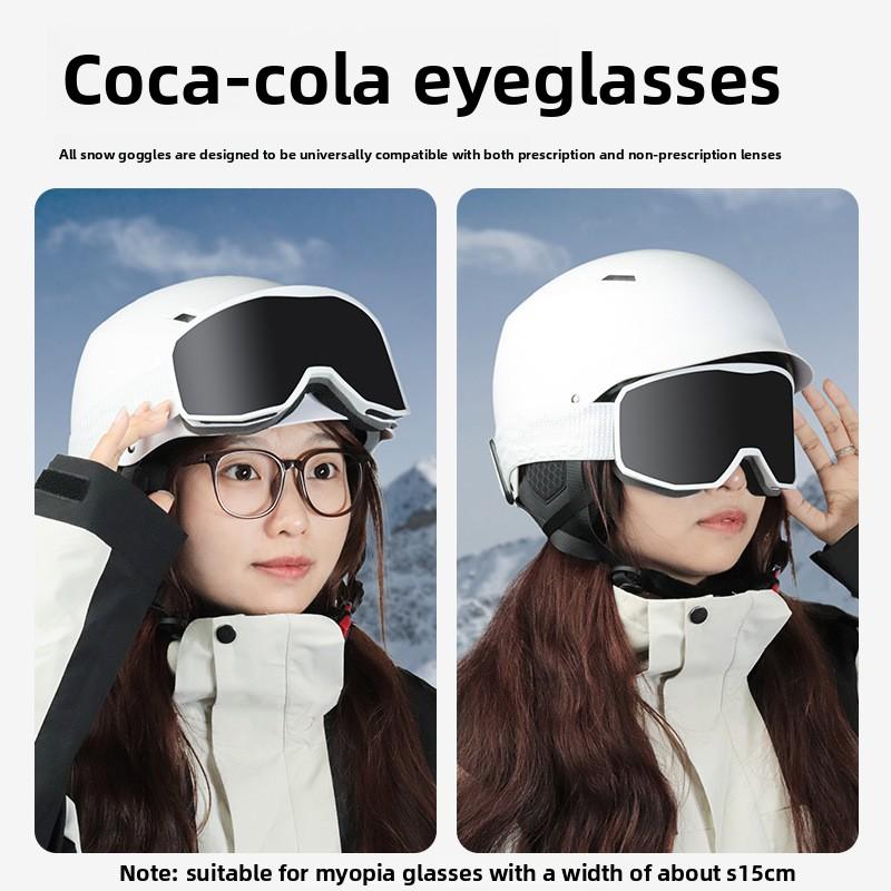 Ski Goggles Goggles Women's Ski Glasses Breathable High Definition Anti-fog Card Myopia Men's Ski Goggles