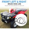 Front Left & Right Brake Hose Line For Polaris Sportsman Magnum Trail Boss Blazer Xplorer Xpress Scrambler Sport Xpediti-On Big Boss Diese-L Worker